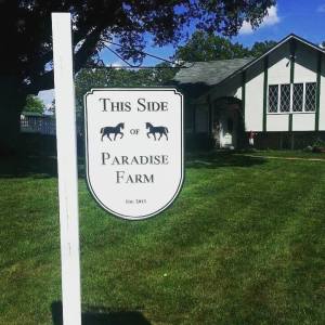 Finished Farm Sign